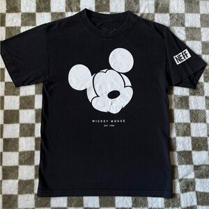 Neff Mens Mickey Mouse Black T-Shirt